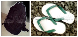 sandal jepit - backpack - shangkala